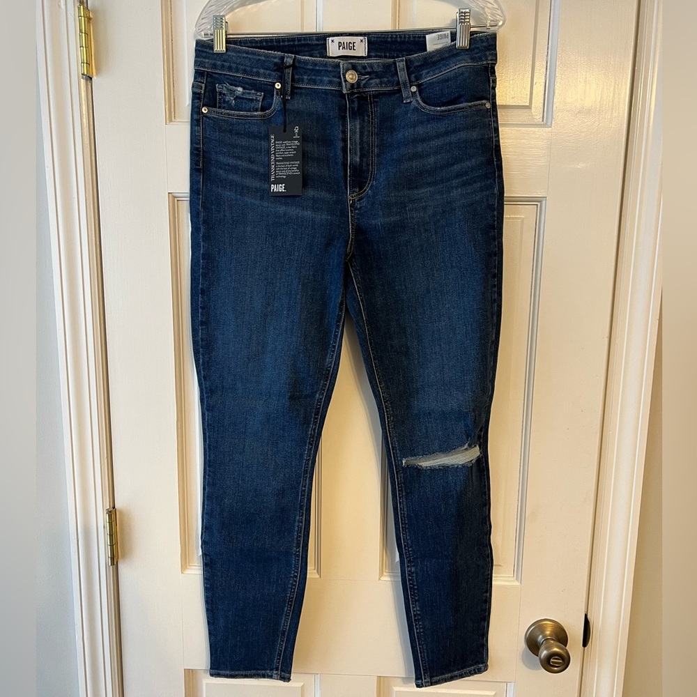 NWT PAIGE Hoxton Ankle Skinny Jeans